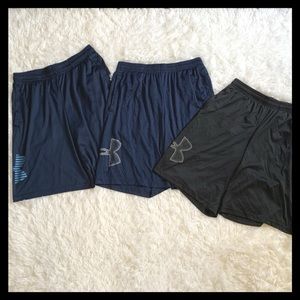 UNDER ARMOUR HEAT GEAR LOOSE FIT SHORTS BUNDLE MENS MEDIUM